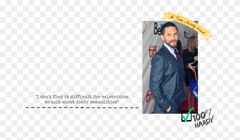 Tom Hardy Drags Interviewer Due To A Sexuality Question Poster Hd Png Download 715x439 