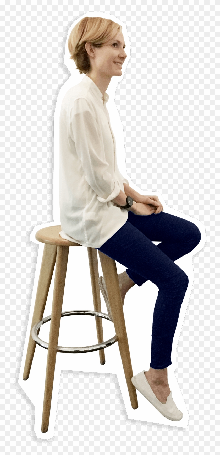 What I Offer - Sitting On Stool Png, Transparent Png - 800x1698 ...