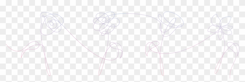 the flowers from each album version connect bts love yourself album art hd png download 4972x1523 546633 pinpng bts love yourself album art hd png