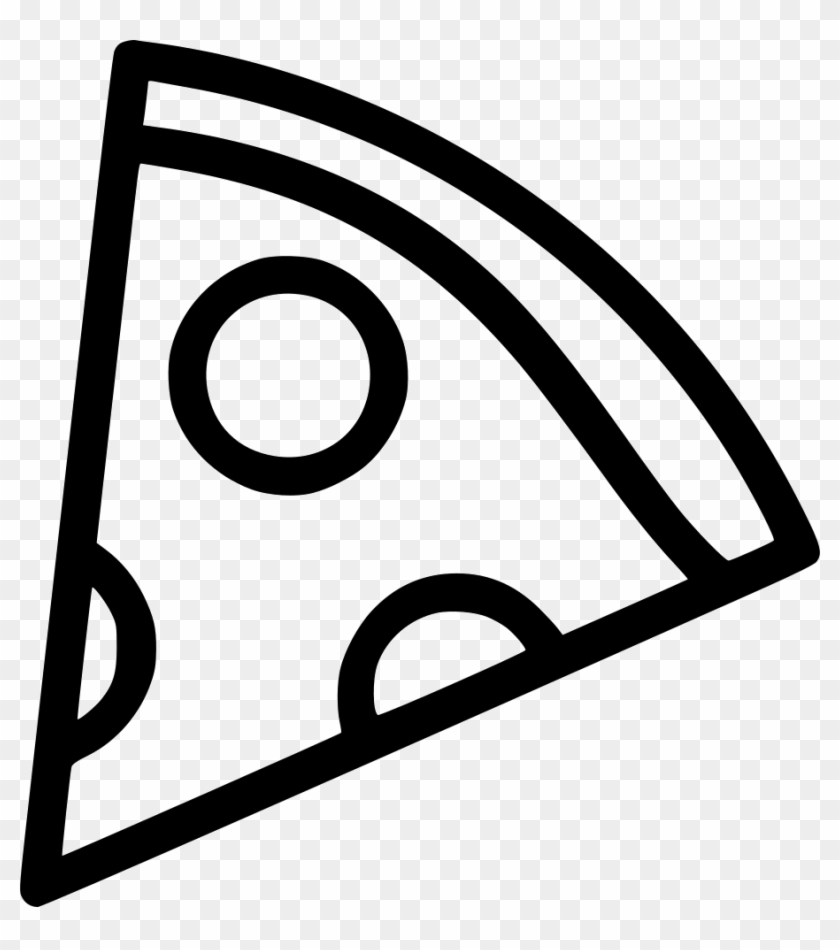 Pizza Slice Comments - Pizza Slice Stencil, HD Png Download - 904x980 ...