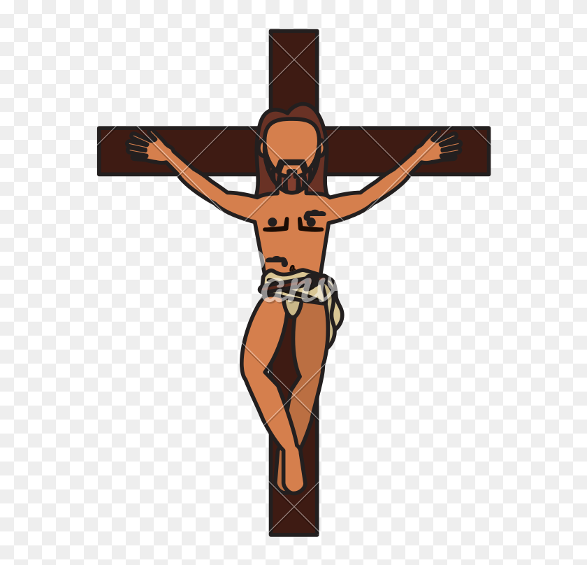 Crucifix Vector Crucified Jesus - Jesus, HD Png Download - 800x800 ...