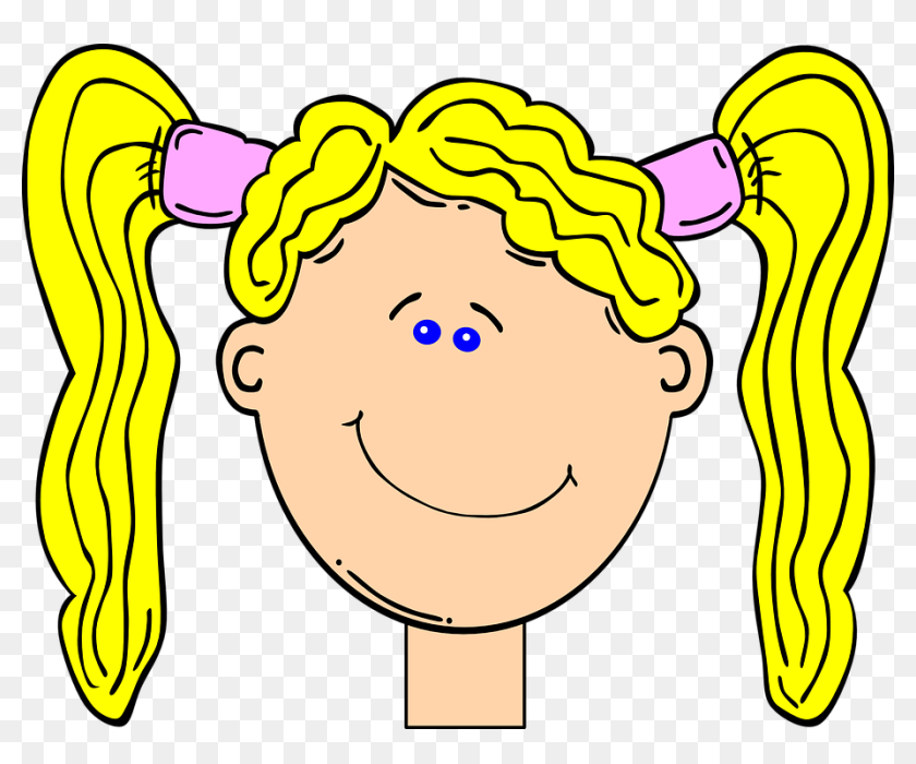 28 Collection Of Blonde Girl Clipart Png - Frowny Face Frown Clipart ...