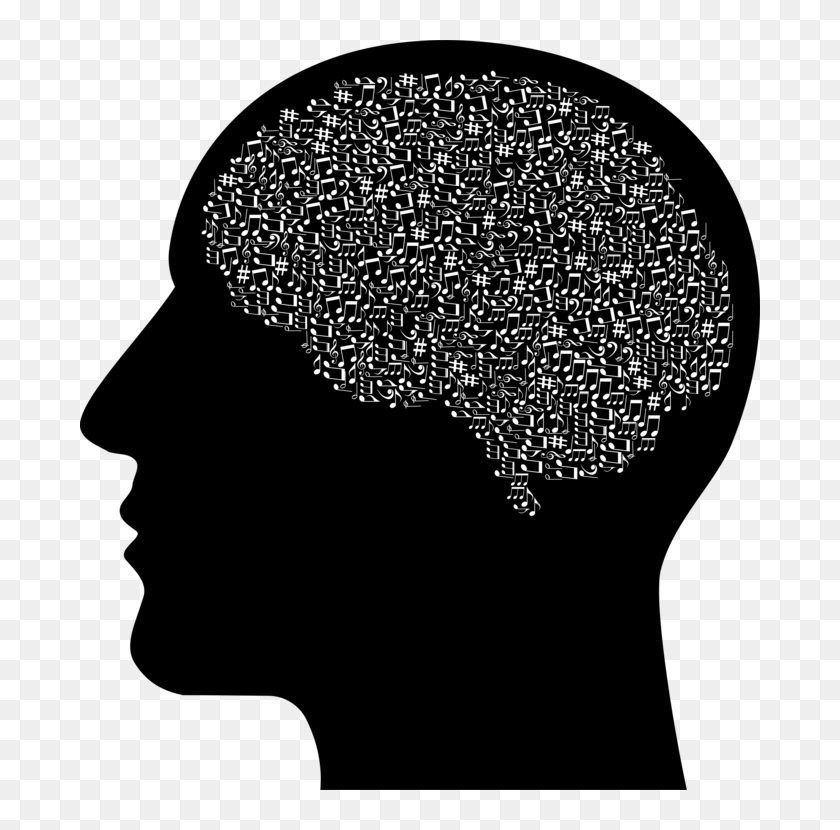 Thinking Clipart Brain - Silhouette Brain, HD Png Download - 680x750 ...