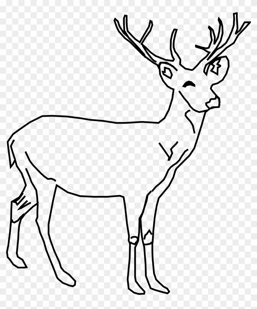 Big Image - Clip Art Of Deer, HD Png Download - 2083x2400 (#554633 ...