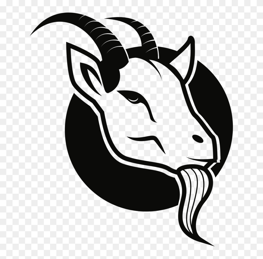 Goat Logo Animal Music Public Domain - Gambar Kepala Kambing Kartun, HD ...