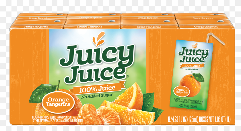 Juicy Juice 100 Orange Tangerine Juice Single Serve Juicy Juice