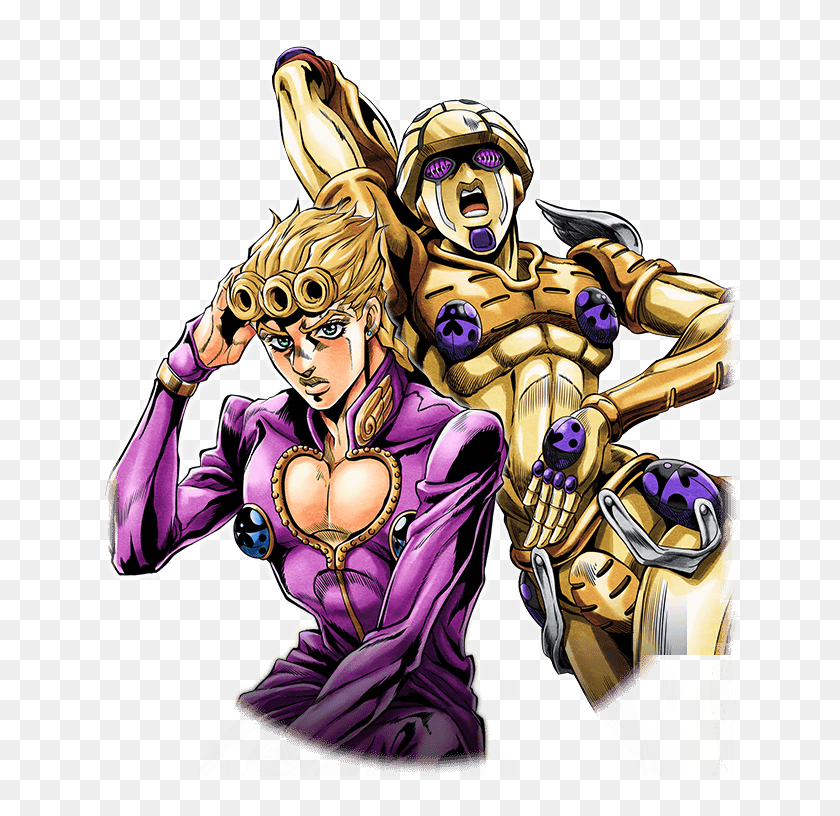 Unit Giorno Giovanna - Giorno Giovanna Ssr, HD Png Download - 720x800 ...