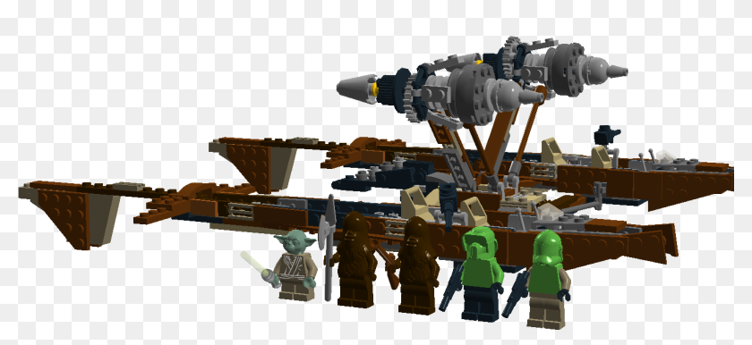 lego wookiee catamaran moc