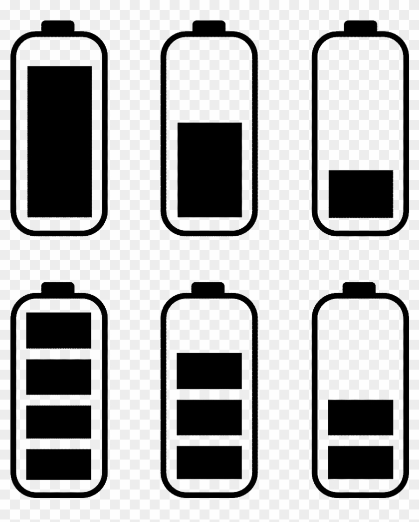 Battery Power Black Mobile Phone Png And Psd - Mobile Phone ...