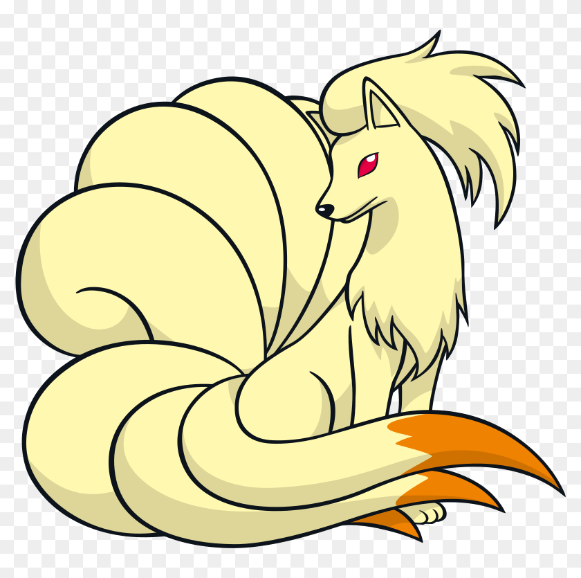 Ninetales - Ninetales Shiny, HD Png Download - 800x755 (#5602297) - PinPng