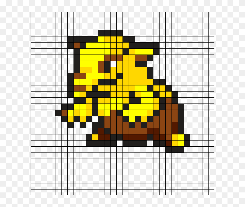 #096 Drowzee - Drowzee Pokemon Pixel Art, HD Png Download - 630x630 ...