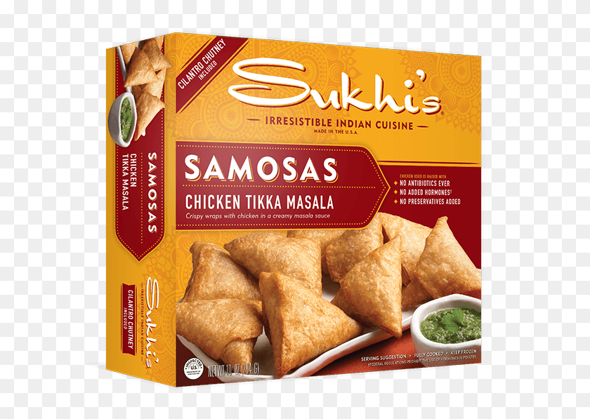 Chicken Tikka Masala Samosas - Samosa, HD Png Download - 640x522 ...