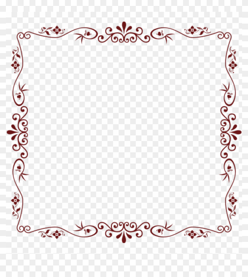 Free Png Transparent Flowers Border Png Image With - Durga Puja Photo 