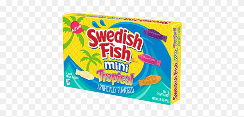 Swedish Fish Tropical - Swedish Fish Mini Tropical, HD Png Download ...