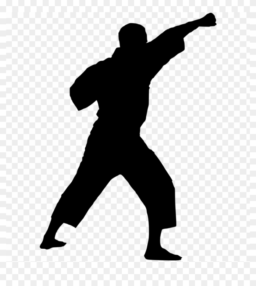 Free Png Karate Silhouette Png - Karate Silhouette Transparent, Png ...