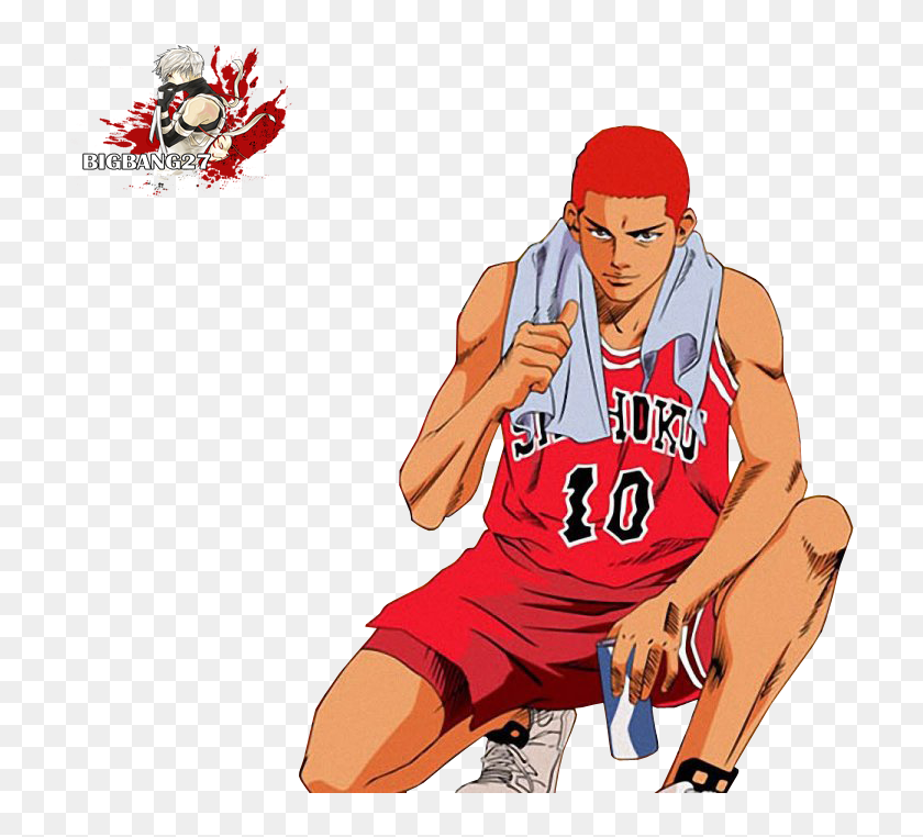 Slam Dunk Png - Slam Dunk Hanamichi Sakuragi, Transparent Png - 858x699 ...