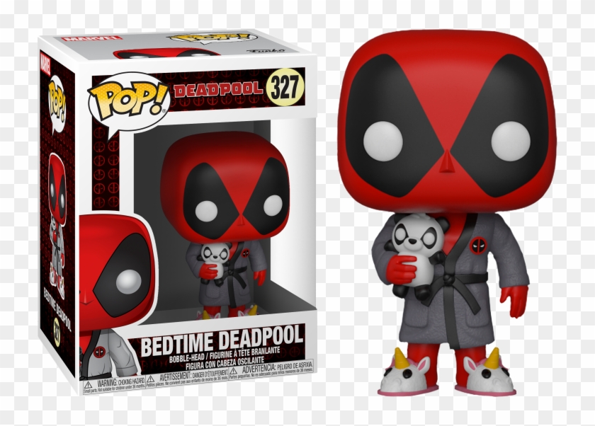 Funko Pop Vinyl - Bedtime Deadpool Funko Pop, HD Png Download - 737x522 ...