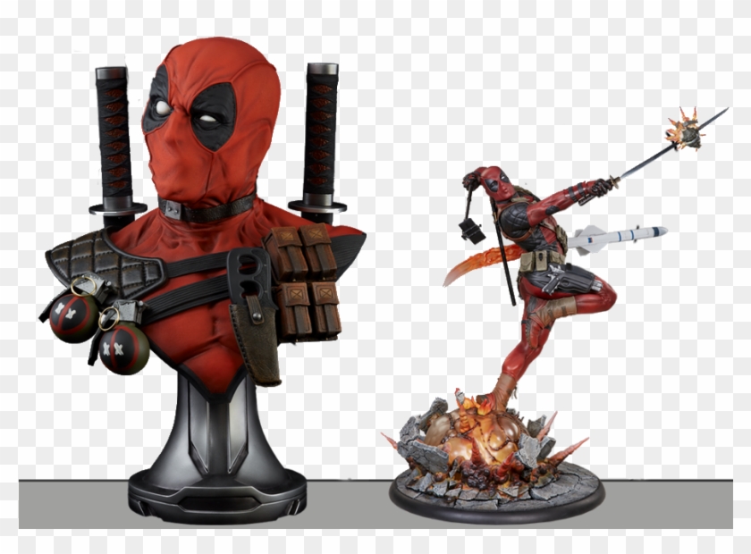 deadpool sideshow statue