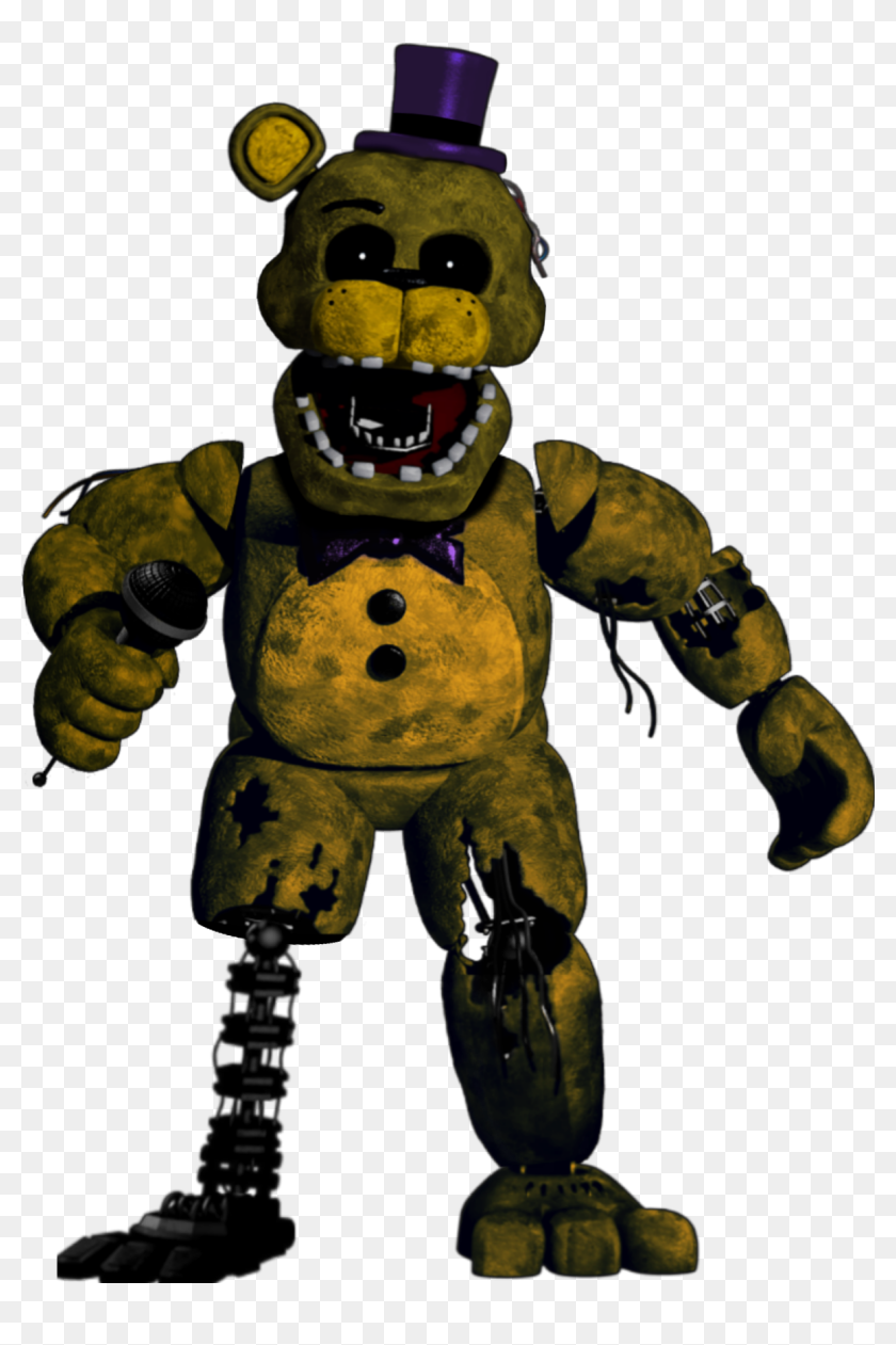 FIVE NIGHTS AT FREDDY'S 2  Withered Golden Freddy (FNAF Gmod) 