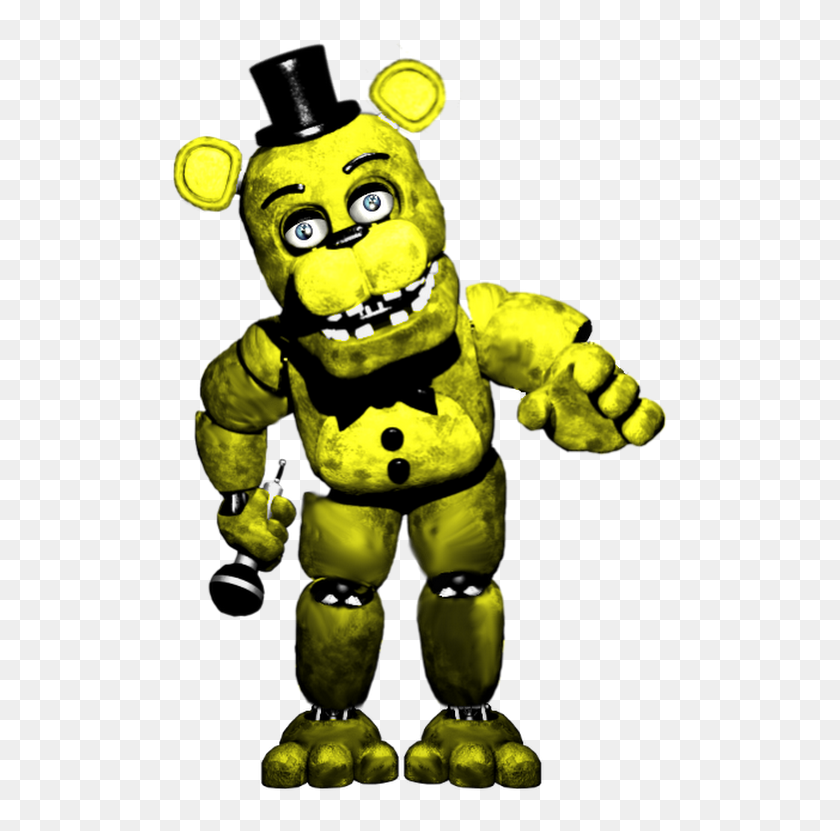 Nightmare Fredbear Returns in pixel form. : r/fivenightsatfreddys