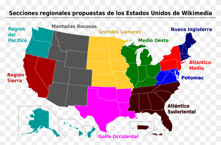 Регион сша для айфона. Регионы США. Крупные регионы США. Регионы США на карте. Границы регионов США.