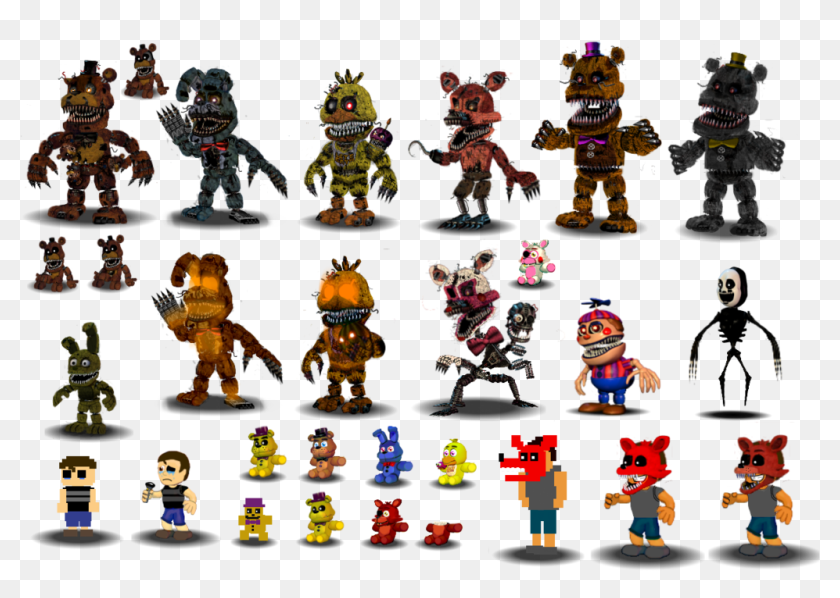 Fnaf World Adventure Five Nights At Freddy's 4 Nightmare Game PNG