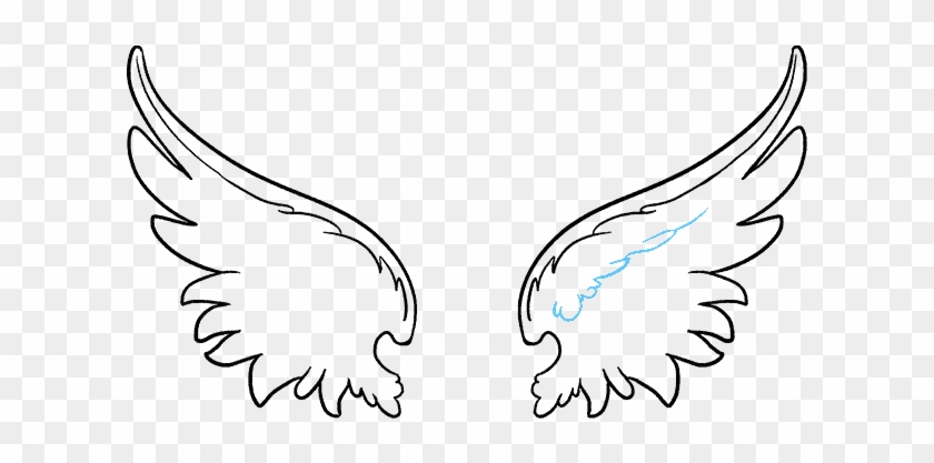 Drawn Wings Angel Wing - Transparent Angel Wings Clipart, HD Png ...