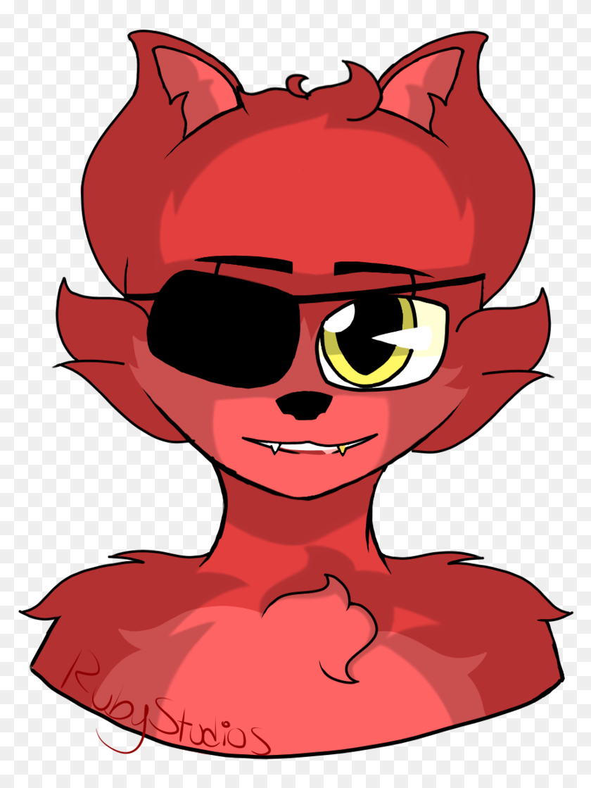 Foxy - Fnaf Fanart - Cartoon, HD Png Download - 905x1280 (#5959616 ...