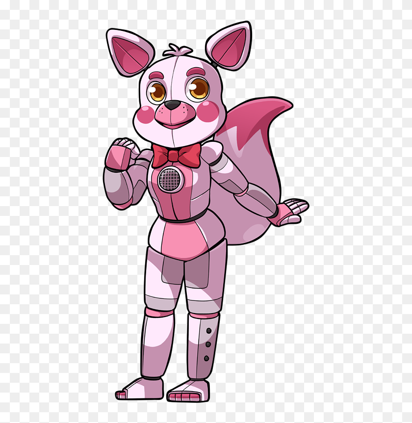 Transparent Nightmare Foxy Png - Fnaf Withered Funtime Foxy, Png