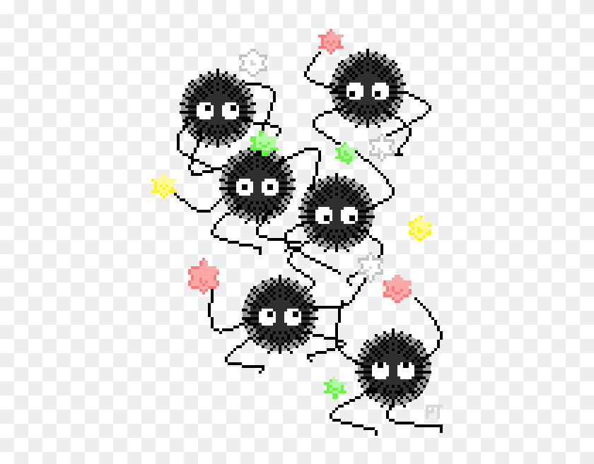 “spirited Away - Spirited Away Soot Sprites Png, Transparent Png ...