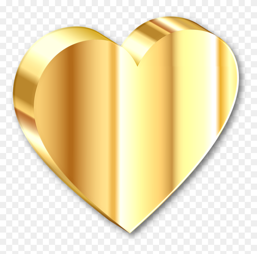 Drop Shadow Computer Icons Heart Gold - Shadow Heart Png, Transparent ...