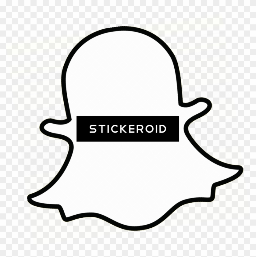 Snapchat Ghost Logo Black And White Png Snapchat Ghost Transparent Png 855x818 6042 Pinpng