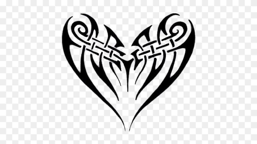 Tribal Heart Tattoo Transparent, HD Png Download - 640x480 (#6057805 ...