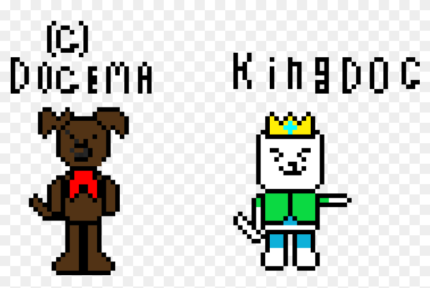 2 Custom Undertale Dog Themed Characters - Cartoon, HD Png Download ...