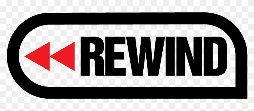 Logo Rewind - Rewind, HD Png Download - 900x413 (#6069822) - PinPng