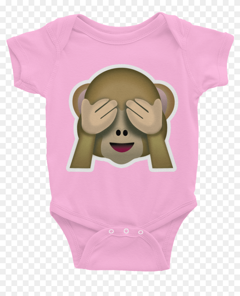 Impeccable Emoji Baby Short Sleeve One Piece See No Monkey Whatsapp Hd Png Download 1000x1000 Pinpng