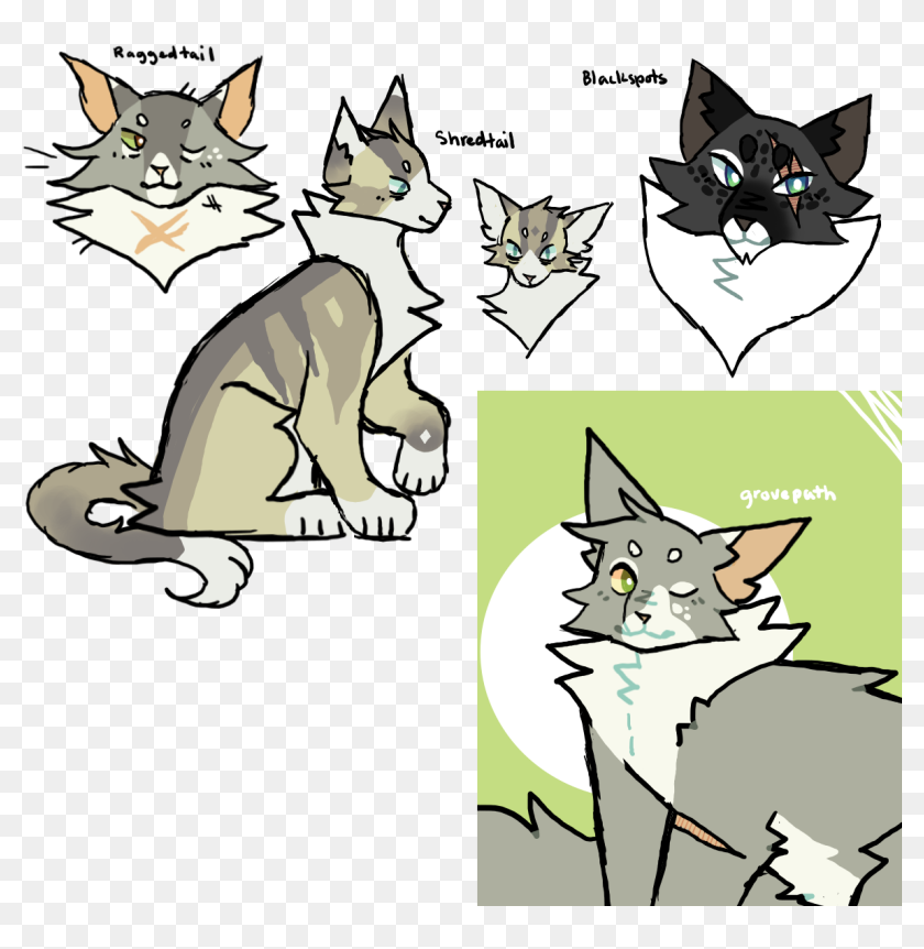 Warrior Cats Ocs Warrior Cats Ocs - Cat Yawns, HD Png Download ...