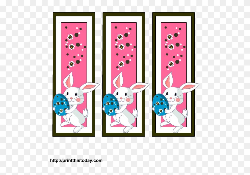 easter bookmark 3 free printable bookmarks cute easter bookmarks colour hd png download 612x792 6085551 pinpng