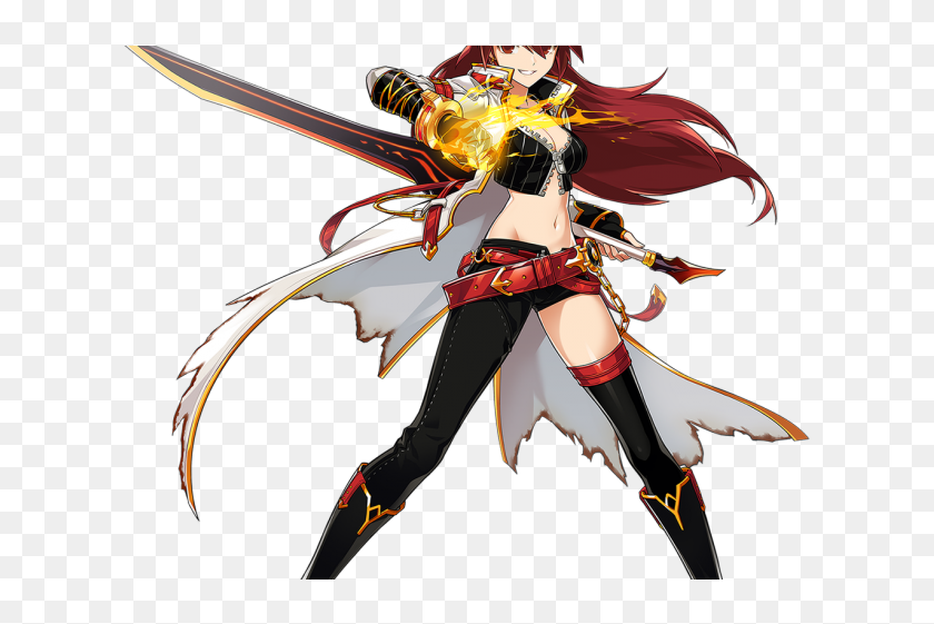 Perseus Clipart Female Warrior - Transcendence Blazing Heart Elesis, HD ...