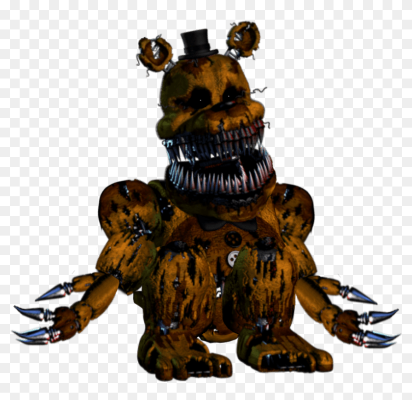 Nightmare Golden Freddy Version 2 Five Fnaf Nightmare Golden Freddy