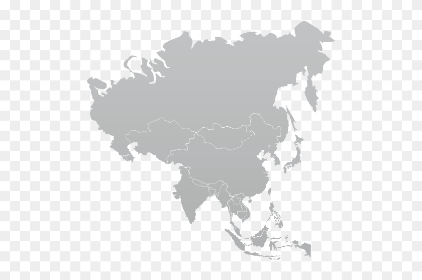 América Do Norte - Sub Regions Of Asia, HD Png Download - 620x580 ...