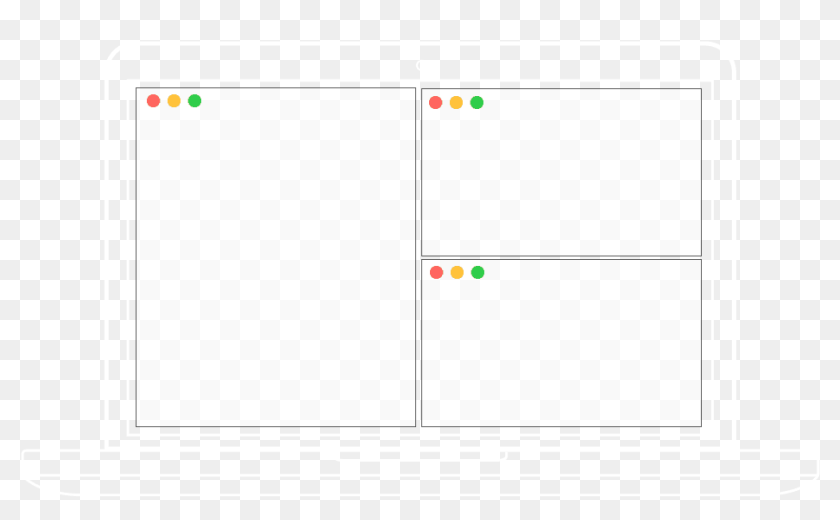 Many Predefined Layouts - Mac Os Split Screen Horizontal, HD Png ...