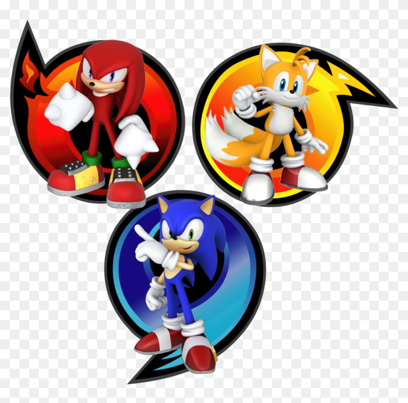 Sonic Novo Sonic E Amigos 2 Png - Sonic Heroes Sonic Team, Transparent ...