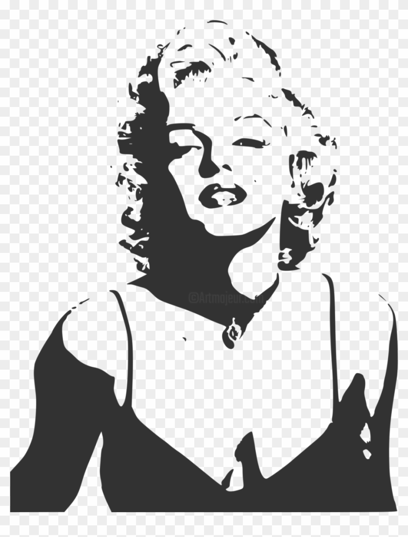 Marilyn Monroe Digital Arts (29 - Marilyn Monroe Pop Art Black And ...