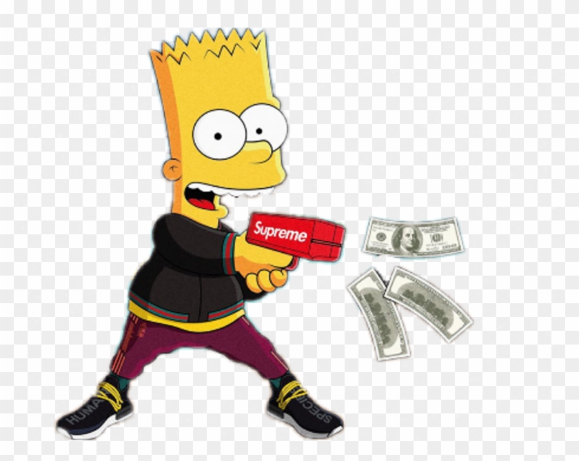 Bape Hypebeast Bart Simpson Supreme Wallpaper - Supreme Bart Simpson  Png,Hypebeast Png - free transparent png images 