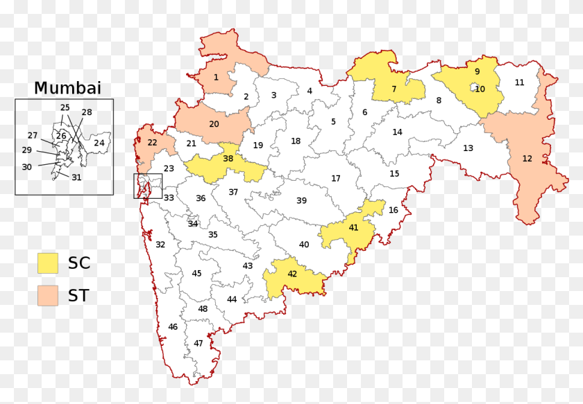 2019 Indian General Election In Maharashtra - Maharashtra Lok Sabha ...