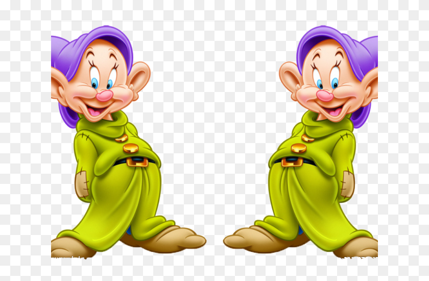 Snow White And The Seven Dwarfs Clipart Cute Dwarfs Cartoon Hd Png Download 640x480 