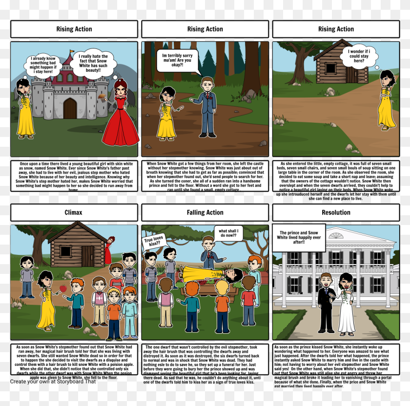 Pamuk Prenses Storyboard, HD Png Download - 1164x1086 (#6235671) - PinPng