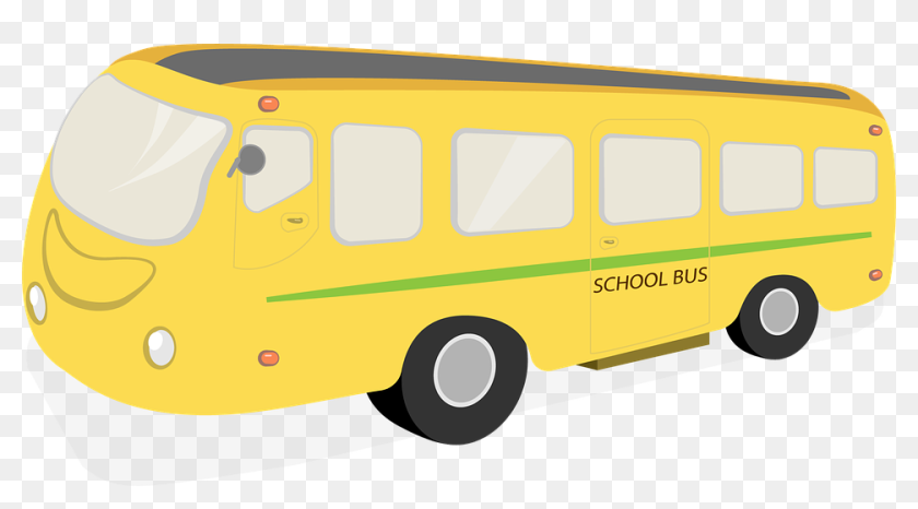 Transparent Bus Cartoon, HD Png Download - 960x487 (#6238274) - PinPng