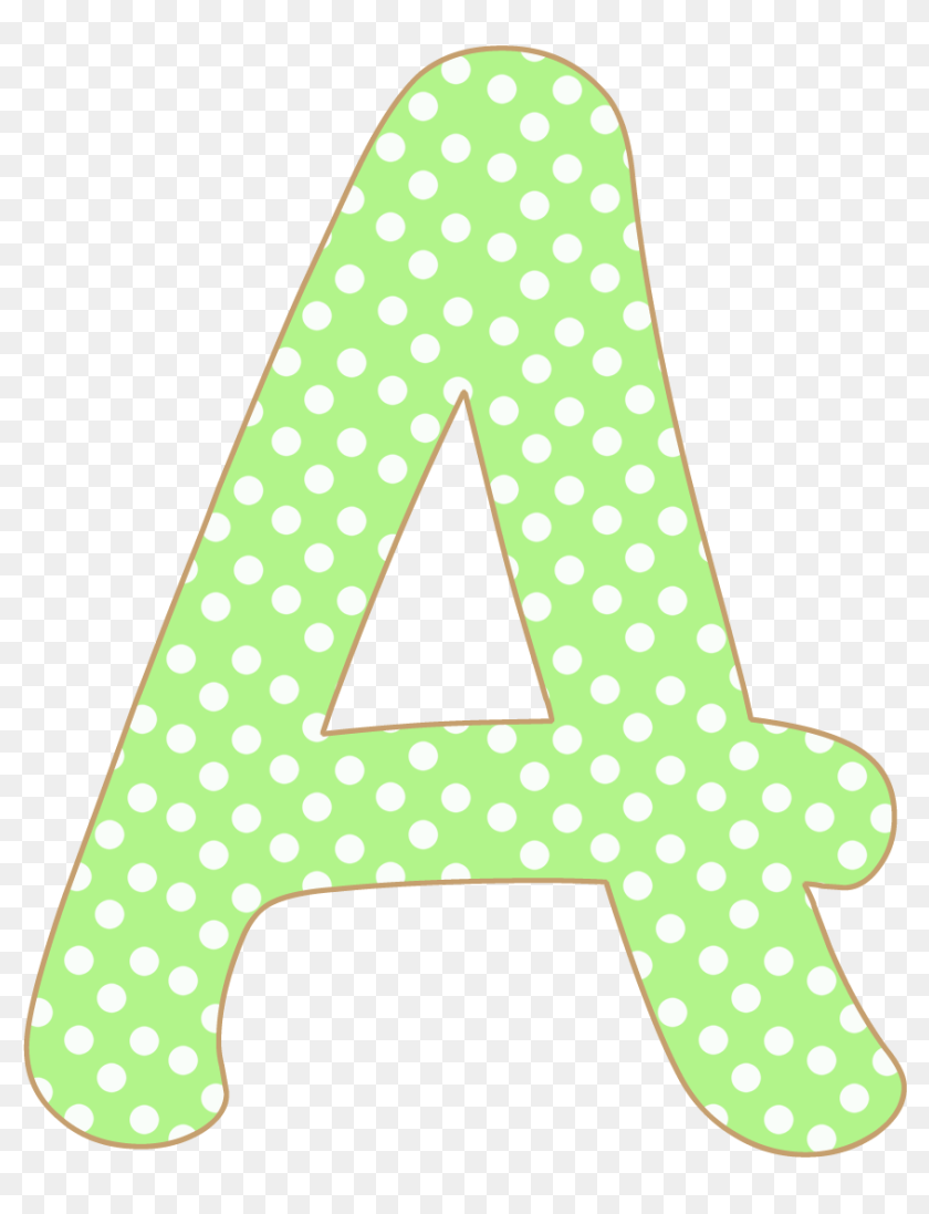 Polka Dot Printable Alphabet Letters
